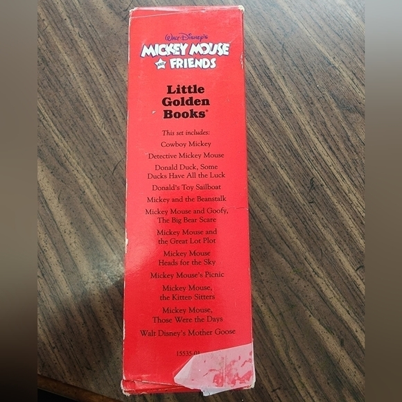 𝅺GREAT Conditon!!! 12 book boxed set Mickey Mouse & Friends- 1990 vintage - Picture 5 of 9